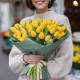 Букет 51 желтый тюльпан