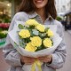 Букет 7 желтых гвоздик