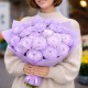 Букет 11 лавандовых кустовых хризантем