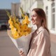Букет 3 желтых гладиолуса